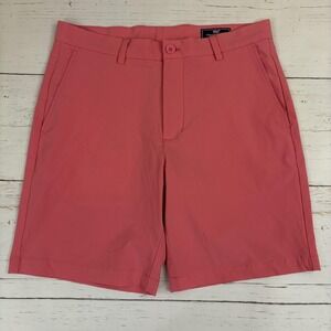 Vineyard Vines Chino Shorts Mens 32 Pink Performance Breaker Lined Stretch 9in